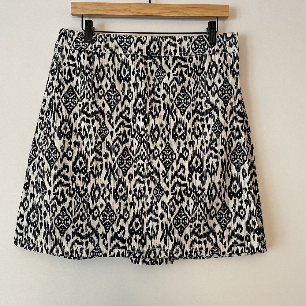Rip Skirt Hawaii Quick Wrap Skirt Ikat Length 2 Sz M Swim Cover Up Resort Beach